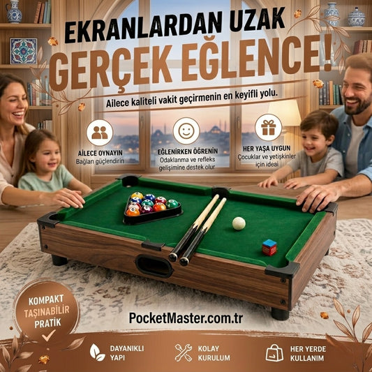 PocketMaster: Evdeki Bilardo Salonun.