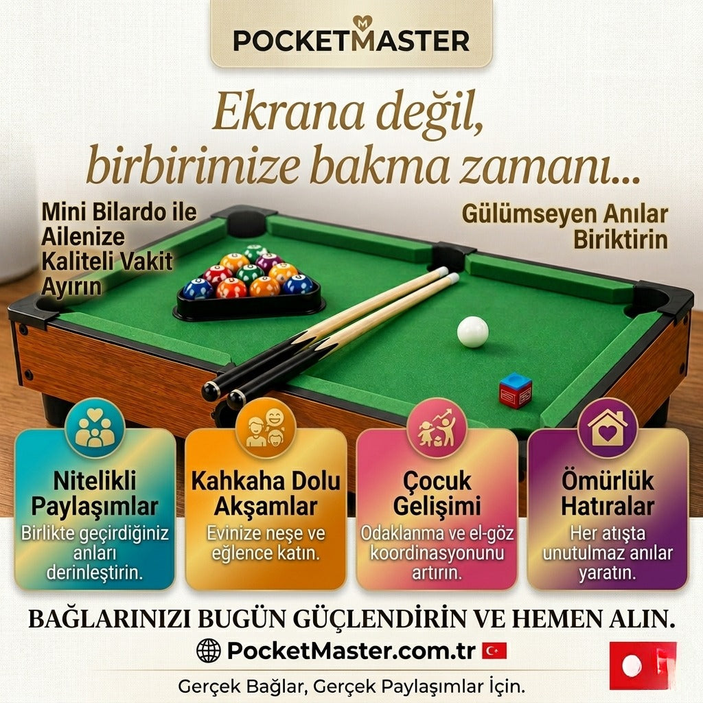 PocketMaster: Evdeki Bilardo Salonun.